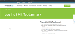 Desktop Screenshot of mit.topdanmark.dk